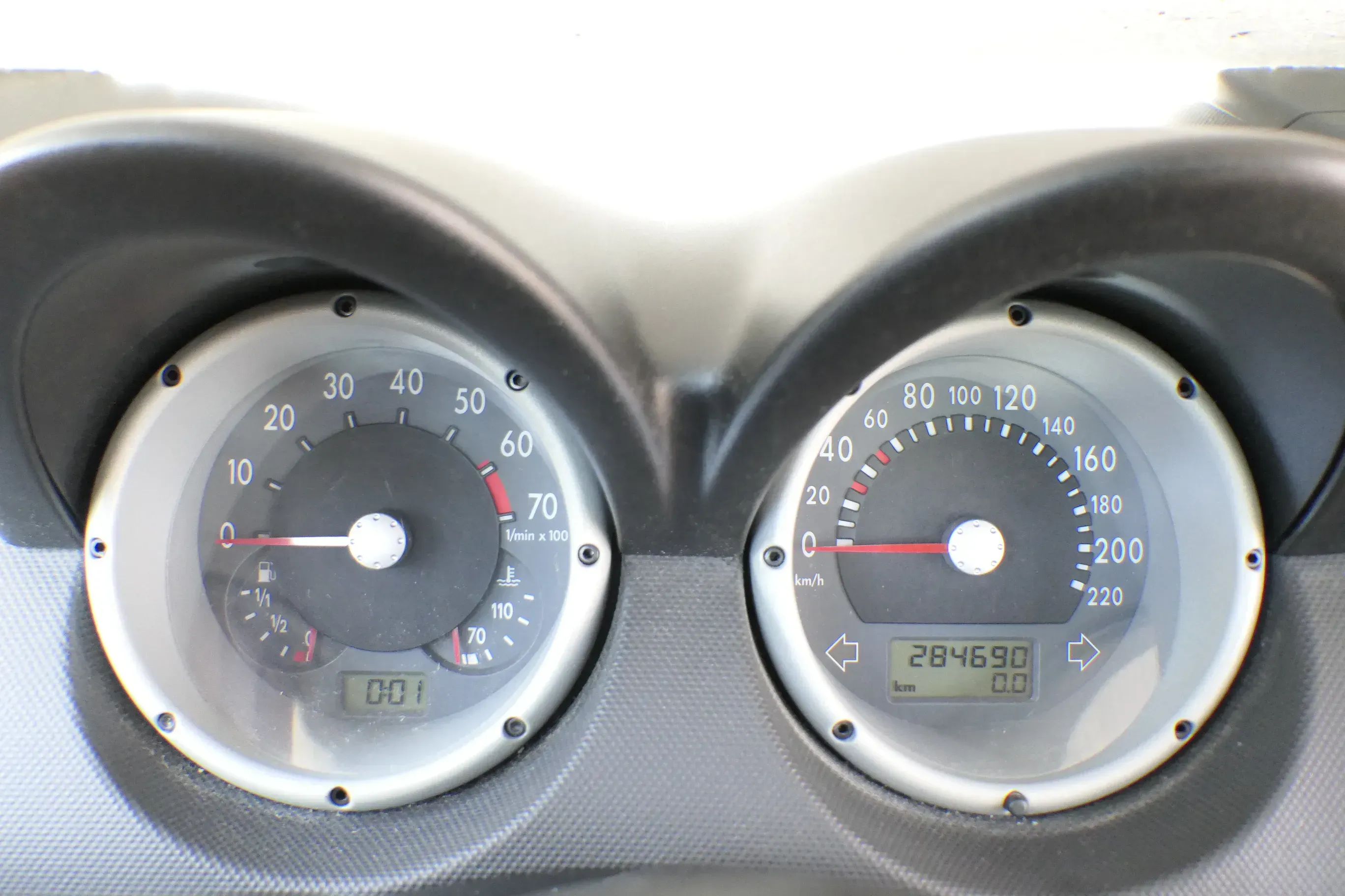 VW Lupo Tacho Tachometer Kombiinstrument 284.000km 6X0920801 1,4 16V 1,0 50PS 75 - Bild 1