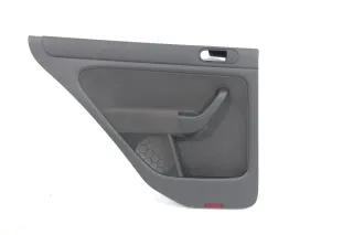 1x VW Golf Plus 5M 1x Türverkleidung Verkleidung Tür hinten links schwarz - Bild 1