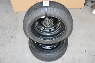 2x Polo 6R 9N Ibiza Felgen185/65R15 88T Winterreifen M+S 6jx15 ET38 Reifen 7-8mm - Bild 2