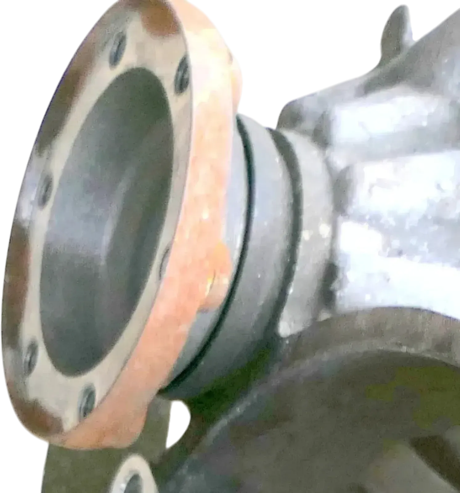 1x VW Polo 9N Ibiza Flanschwelle Flansch an Getriebe 02A409355H  ## - Bild 1