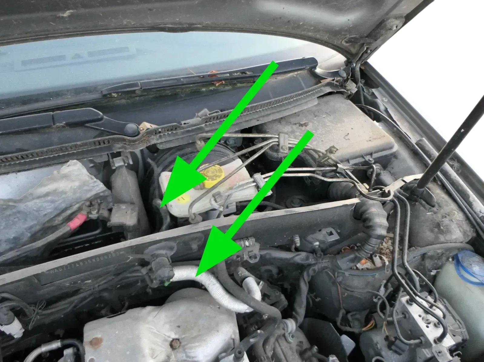 A4 A6 4B Superb 3U Unterdruckschlauch Schlauch Bremskraftverstärker 4B0611931DF - Bild 1