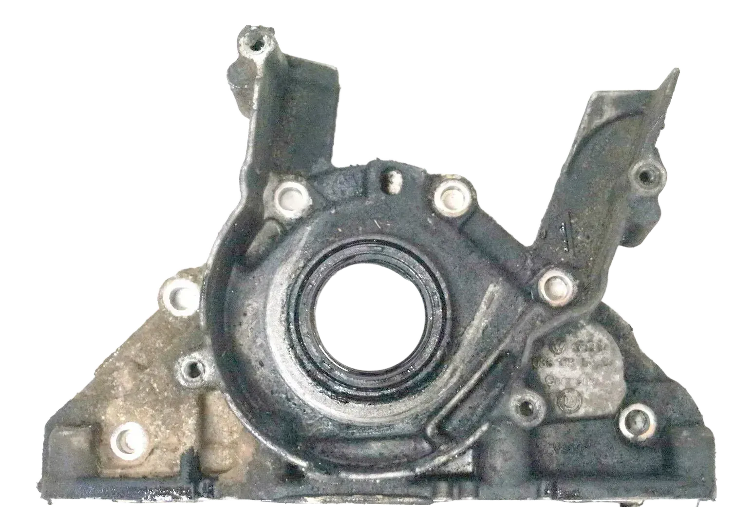 Dichtflansch Abdeckung Kurbelwelle Audi Seat Skoda Passat Golf VW 038103153Q - Bild 1