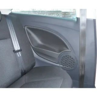 Seat Ibiza 6J Verkleidung hinten links 2/3-Türer Seite - schwarz / karbonschwarz - Bild 1