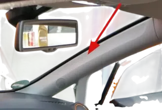 Ibiza 6J Abdeckung Verkleidung A-Säule links und rechts vorne innen Hochtöner - Bild 3