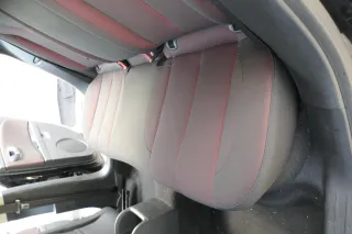 Seat Leon 1P Sitz Sitze hinten Rückbank Rücksitzbank 3 Punkt Lehne schwarz rot - Bild 7