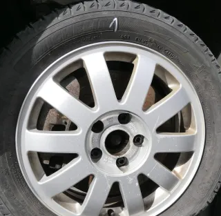 Aud A4 B5 A6 4B Alufelgen 205/55 R16 Speedline Winterreifen Reifen 4B0601025H - Bild 3