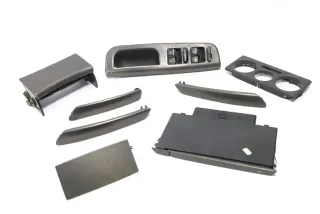 VW Passat 3B 3BG Mittelkonsole Verkleidung Aschenbecher Dekor braun netzoptik - Bild 7