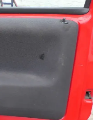 1x Lupo Arosa Türverkleidung Verkleidung Tür vorne rechts oben schwarz off-blck - Bild 3
