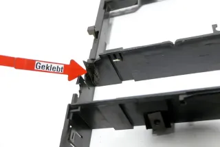 VW T4 Rahmen um Aschenbecher Abdeckung Mittelkonsole Verkleidung 7D1858089D - Bild 3
