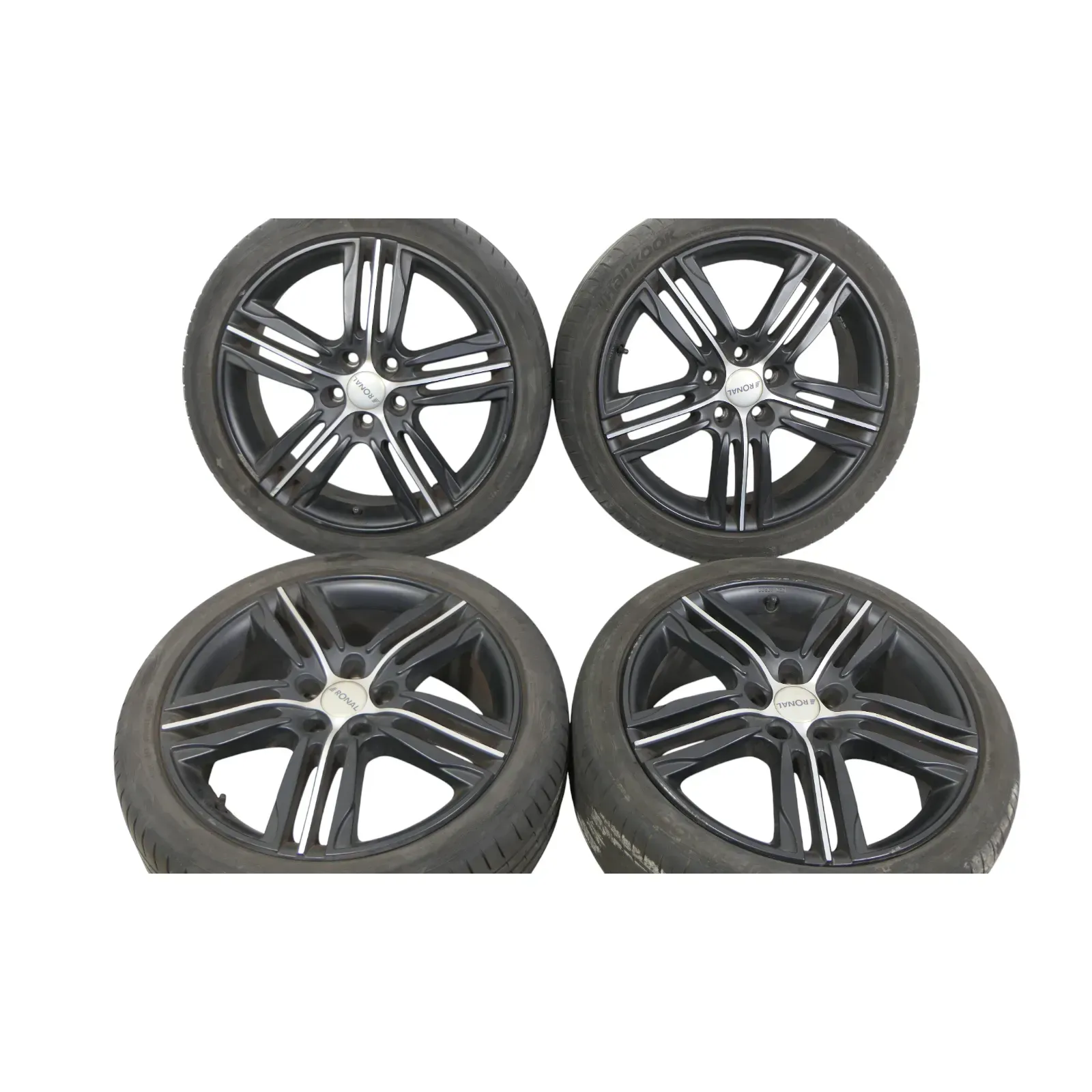 4x Audi A3 A4 A6 Q3 Alufelge Felge 7,5Jx18H2 ET51 Ronal R57 KBA49580 - Bild 1