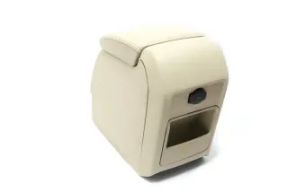 VW Eos 1F Mittelarmlehne Armlehne Fach Lehne Mittelkonsole beige besch 95T - Bild 4