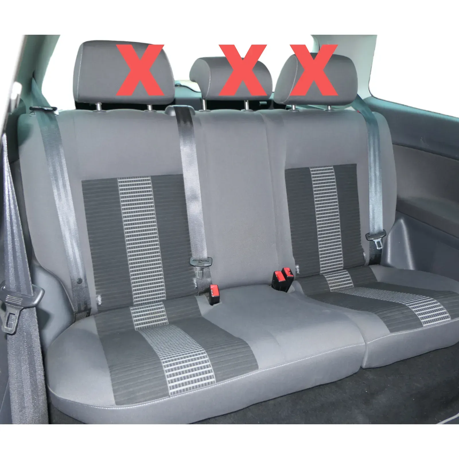VW Polo 9N 9N3 Sitz Rückbank Sitzfläche Sitze 3 Punkt Gurt hinten United - Bild 1