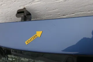 Audi A3 8L Facelift Heckklappe Kofferraumklappe Klappe hinten blau LW5Z - Bild 3