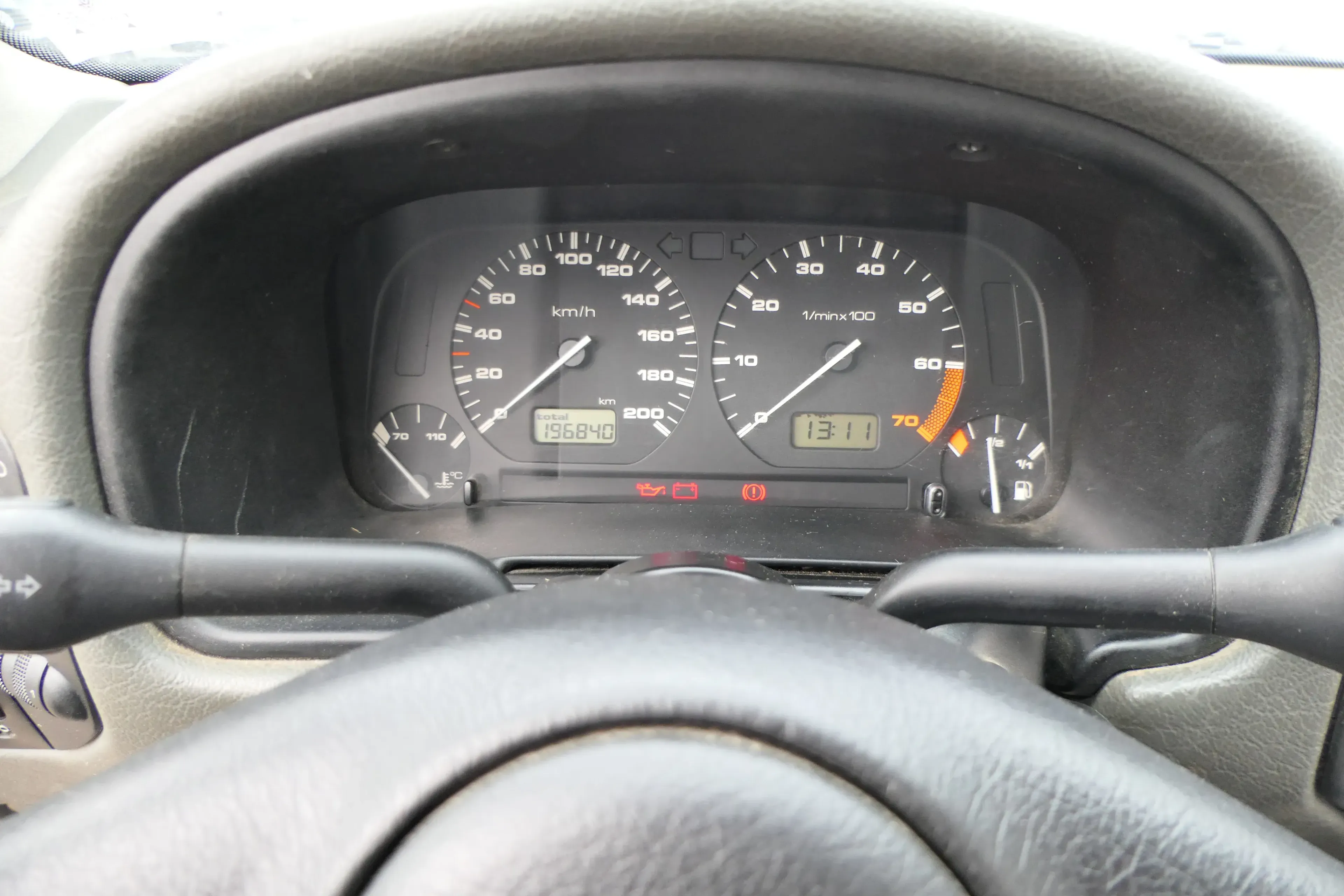 VW Polo 6N Tacho Tachometer Kombiinstrument 196.000km 6N0919860 AEV AEA ADX AEX - Bild 1