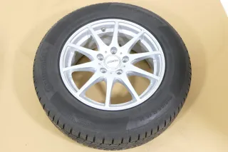 4x Golf 5 6 Alufelgen 215/65R16 98H Winterreifen Reifen 6mm KBA 49925 Dezent - Bild 5