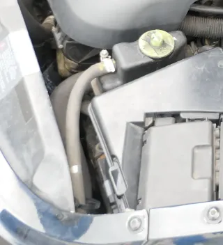 VW New Beetle Saugschlauch Servoschlauch Servoleitung 1C0422889B mit Behälter - Bild 1
