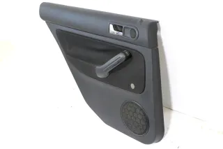 1x VW Golf 4 1J Kombi Türverkleidung Verkleidung Tür hinten links schwarz - Bild 4