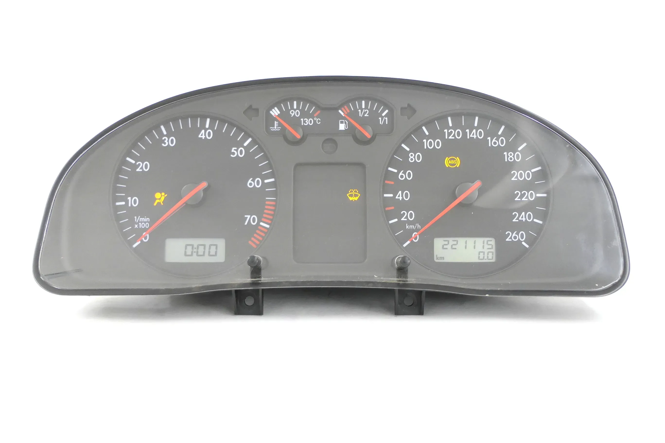VW Passat 3B Tacho Tachometer Kombiinstrument 221.000km 3B1919860 Benziner - Bild 1