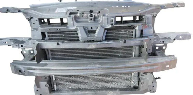 VW Touran Schloßträger mit Kühler Kondensator Ladeluftkühler Klimaanlage Lüfter - Bild 1