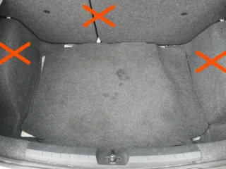 Seat Ibiza 6J Verkleidung Teppich Kofferraum anthrazit 6J0863463C - Bild 1