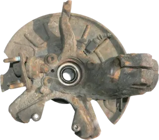 Audi A3 8P Caddy Achsschenkel Radlager vorne links 1K0407255P Bremssattelhalter - Bild 2