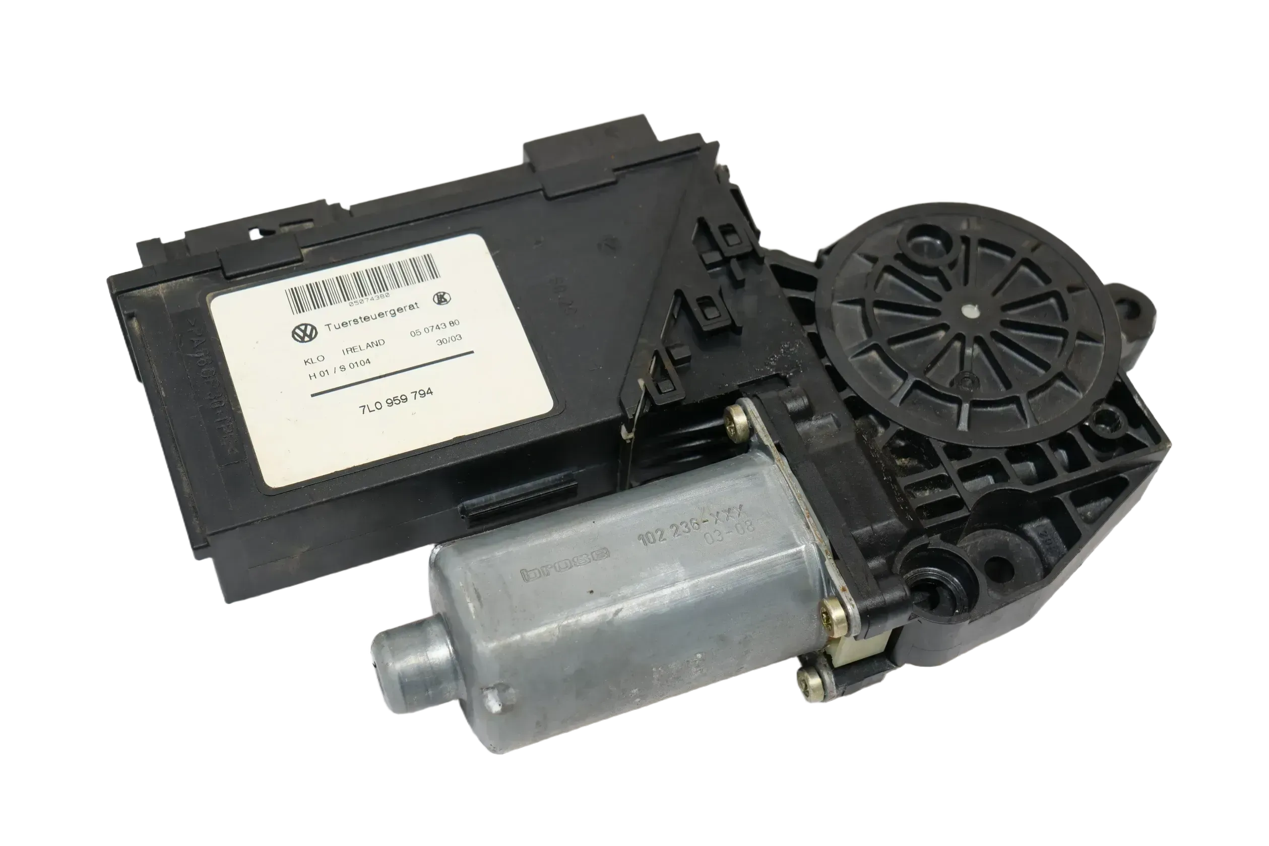 VW Touareg 7L Fensterhebermotor elektrischer Fensterheber vorne links 7L0959701H - Bild 1