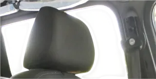 1x Passat 3C Kopfstütze Sitz Sitze vorne rechts oder links schwarz - Bild 2