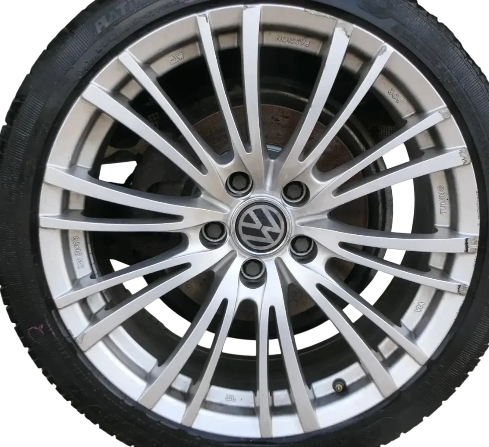 1x Golf 5 Passat Alufelge Alu OZ 19166502 8J x 18 H2 ET35 LK112 Tuning Passion 3 - Bild 1