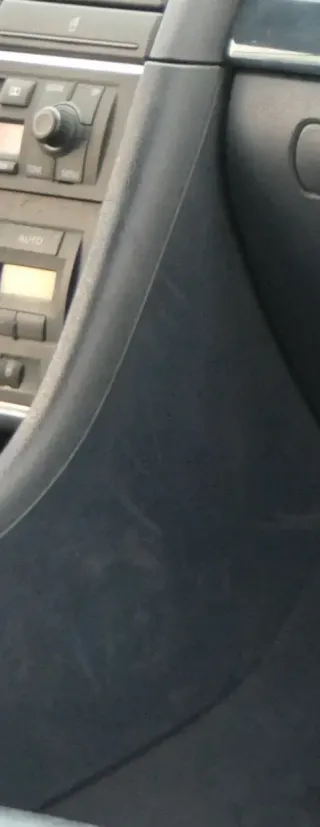 A4 8E 8H B7 Cabrio Mitteltunnel hinten Verkleidung um Handbremse Konsole blau in - Bild 3