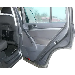 VW Tiguan 5N 1x Türverkleidung Verkleidung Tür hinten rechts schwarz - Bild 2