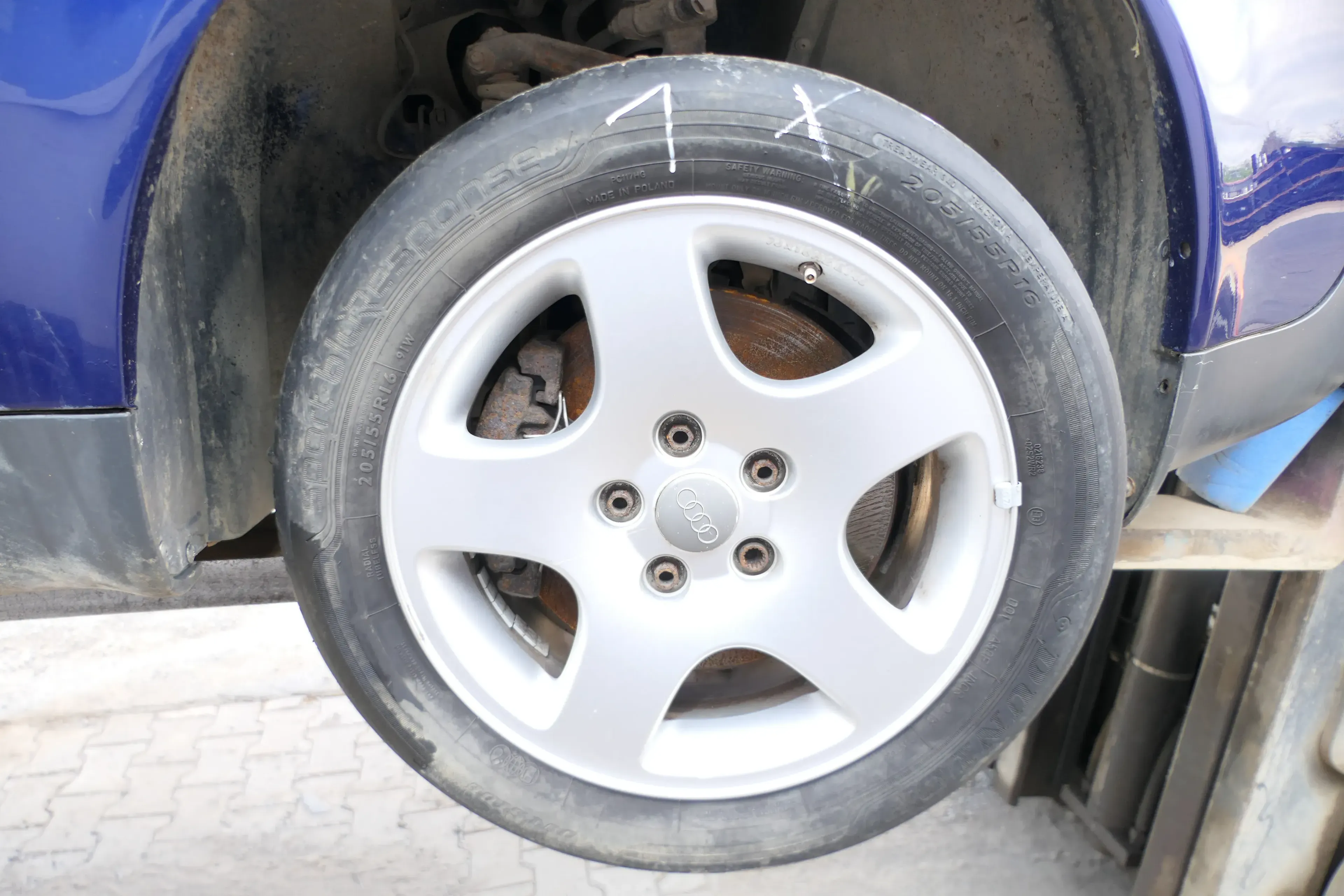 1x Audi A6 4B Quattro Felge Alufelge 8D0601025C 7jx16H2 ET45 Ronal 205/55    1 - Bild 1