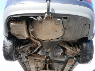 Audi A4 8E B6 Auspuff Endschalldämpfer Endtopf + Mittelschalldämpfer 1,9 TDI AWX - Bild 1
