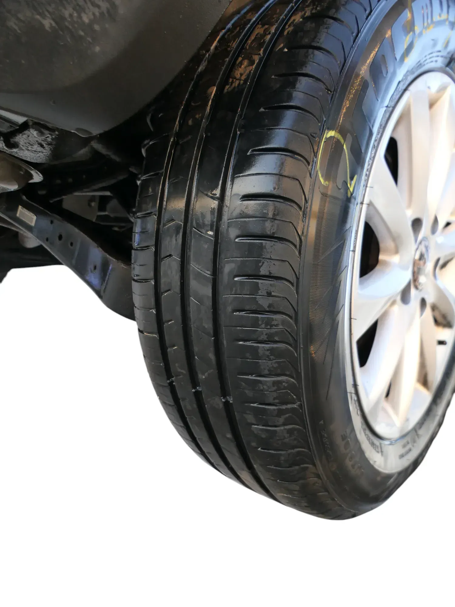 2x VW Golf A3 NUR Reifen 195/65 R15 91H Sommerreifen 2x ca. 5-6 mm NUR REIFEN - Bild 1