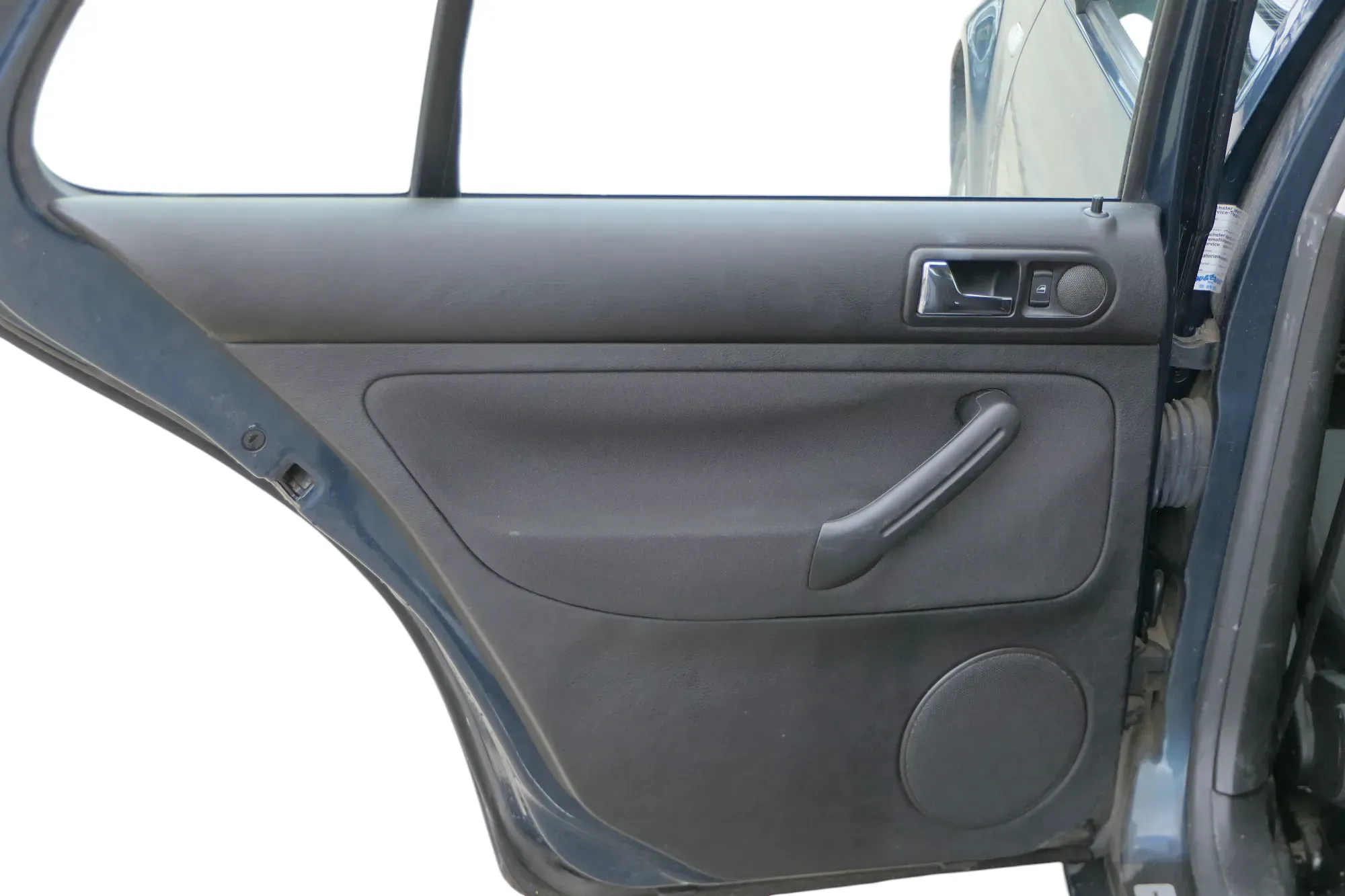 1x VW Golf 4 1J Limousine Türverkleidung Verkleidung Tür hinten links schwarz - Bild 1