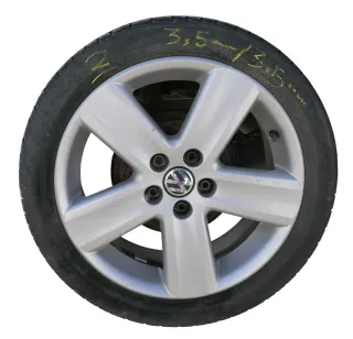 1x Felge Alufelge original VW Polo 9N 9N3 6jx16 H2 ET43 6Q0601025S     2 - Bild 1