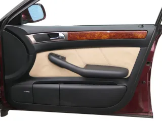 1x A6 4B Türverkleidung Verkleidung Tür vorne rechts Leder onyx / vanille Bose - Bild 1