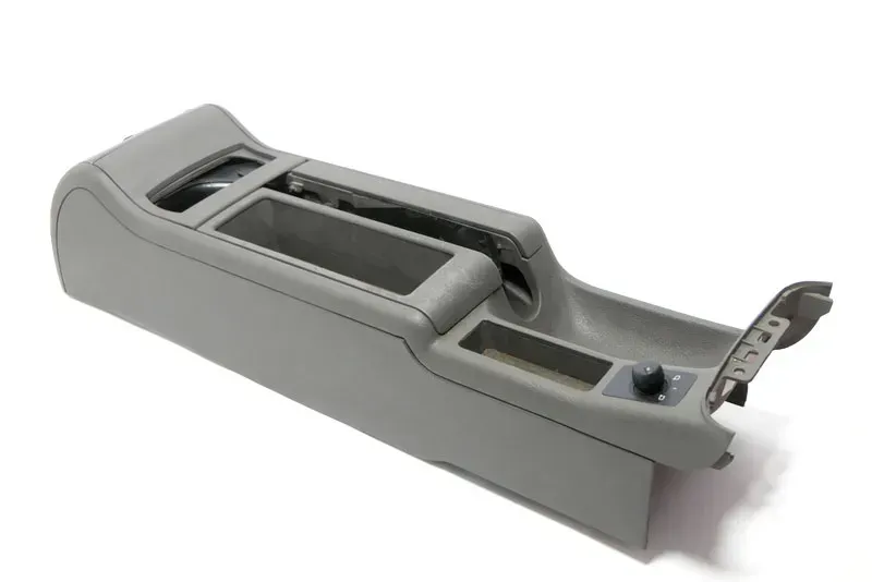 Audi A6 4B Mitteltunnel hinten Verkleidung um Handbremse grau swing Lüftungsdüse - Bild 1