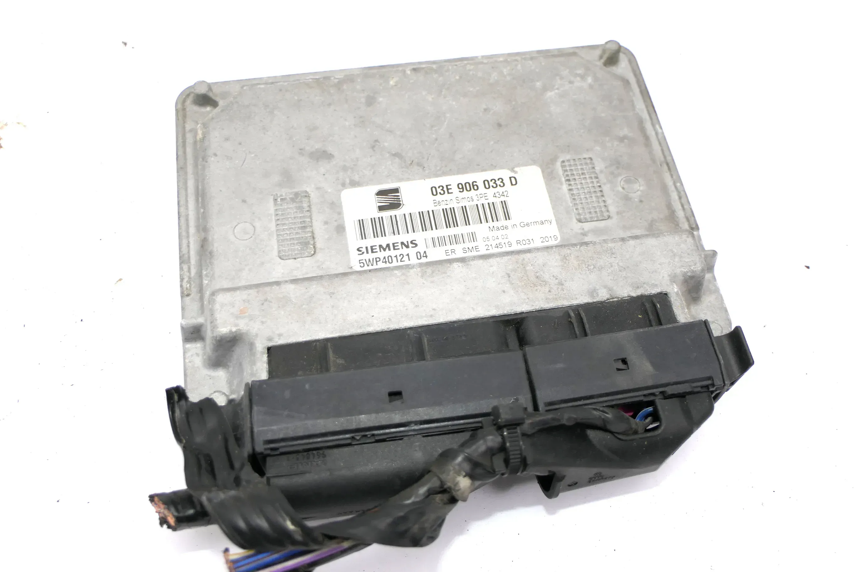 Seat Ibiza 6L Steuergerät 1,2 47kw 03E906033D 64PS AZQ Motor Motorsteuergerät - Bild 1