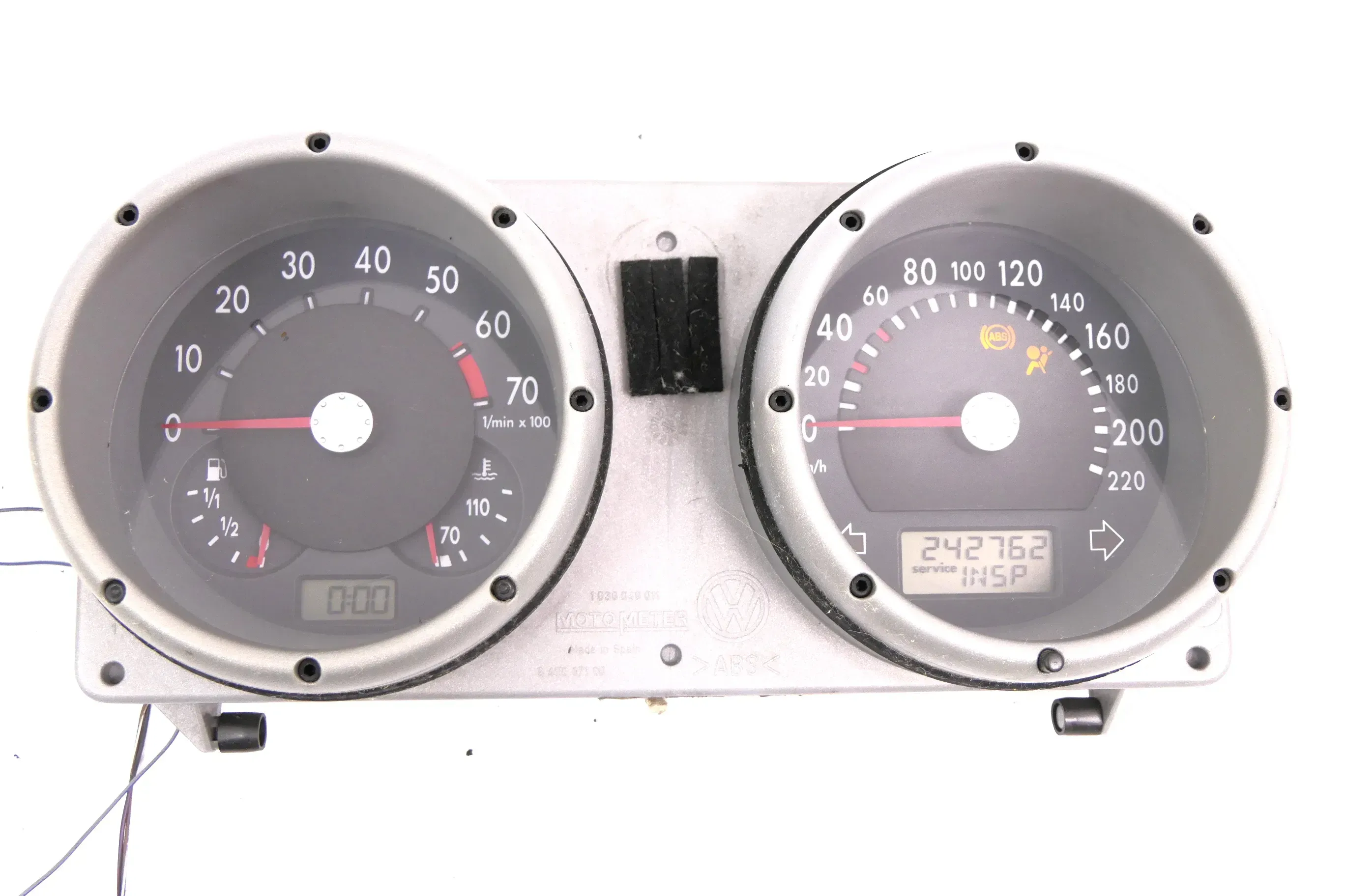 VW Lupo Tacho Tachometer Kombiinstrument 242.000km 6X0920801 1,4 16V 1,0 50PS 75 - Bild 1