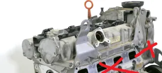 VW Golf 5 Plus Deckel mit Nockenwellen 1,6 FSI BLF BLP (KEIN Zylinderkopf!!) - Bild 1
