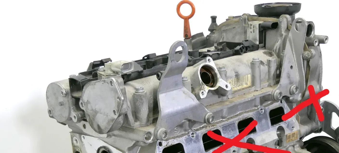 VW Golf 5 Plus Deckel mit Nockenwellen 1,6 FSI BLF BLP (KEIN Zylinderkopf!!) - Bild 1
