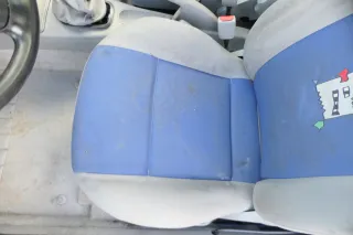 Polo 6N 6N2 Seat Ibiza 6K Golf 3 Sitz vorne links Fahrersitz 2/3-Türer grau blau - Bild 3