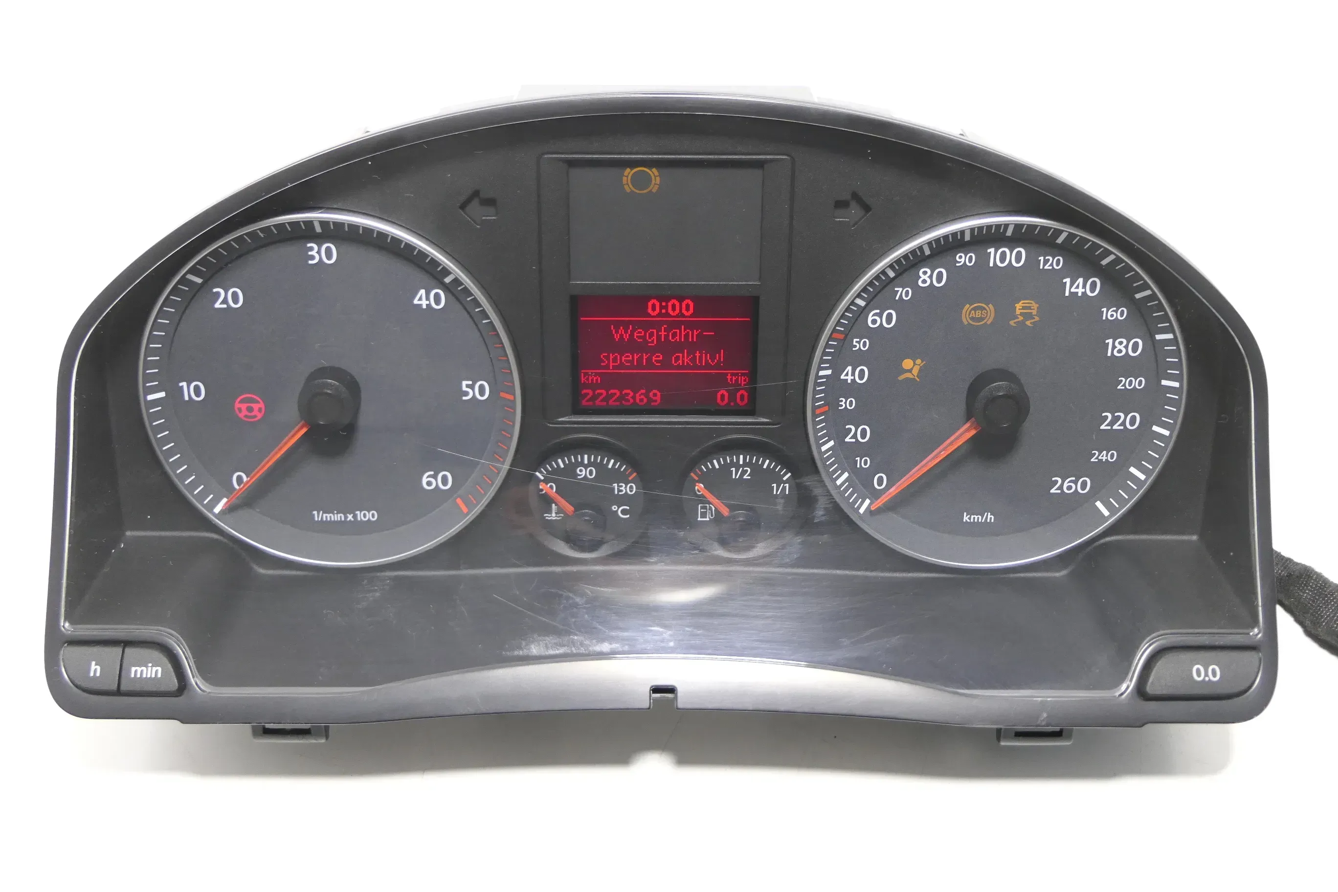 VW Golf 5 1K 5M Plus Tacho Tachometer Kombiinstrument 1K0920863B 1.9 TDI 229.000 - Bild 1