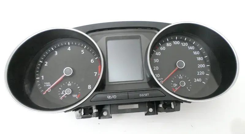 VW Polo 6R 6C Tacho Tachometer Kombiinstrument 45.600km 6C0920740A Benziner TSI - Bild 1