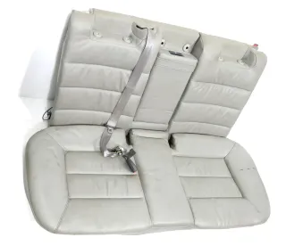 Audi A6 4B Avant Kombi Rückbank Rücksitzbank Sitz Rücksitz Leder grau - Bild 2