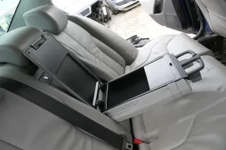 VW Passat 3C Limousine Sitz Rückbank Sitzfläche Sitze Leder grau hinten - Bild 4