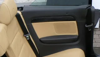 A4 8H Cabrio 8E B6 B7 1x Seitenverkleidung Verkleidung hinten links Leder gelb - Bild 1