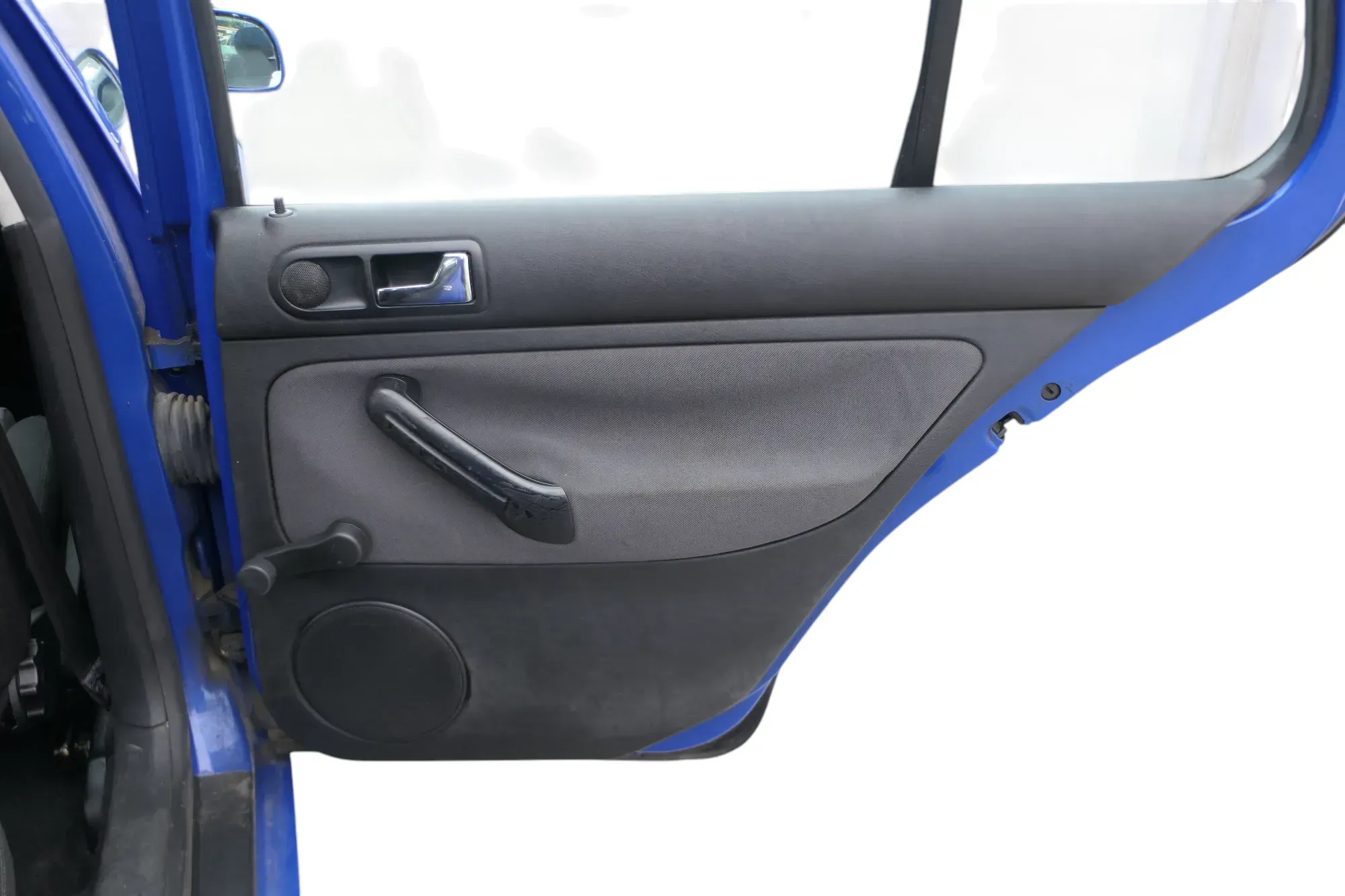 1x VW Golf 4 1J Limousine Türverkleidung Verkleidung Tür hinten rechts schwarz - Bild 1