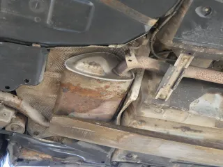 Audi A4 8E B6 Auspuff Endschalldämpfer Endtopf + Mittelschalldämpfer 1,9 TDI AWX - Bild 2