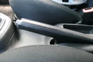VW Golf 4 Bora Handbremse Feststellbremse Leder schwarz - Bild 2